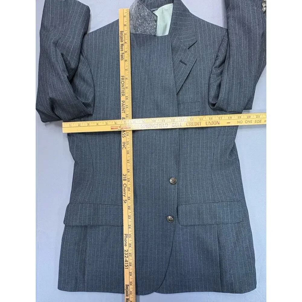 Vintage Polo University Club Ralph Lauren Pinstripe Blazer Men’s 38R Union Made